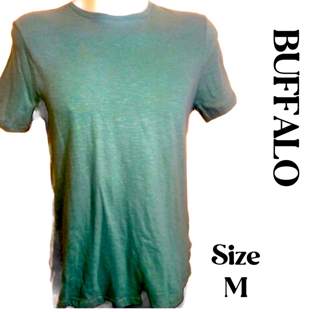 NWT BUFFALO MENS T-SHIRT GREEN SIZE M